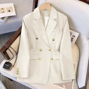 Spring Autumn Women’s Korean Style Straight Regular Fit Polyester Velour Anti Wrinkle Elegant Slimming