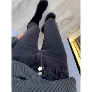 Spring New Jeans Women’s Korean Edition High Waist Straight Leg Pants Versatile Slimming Pants