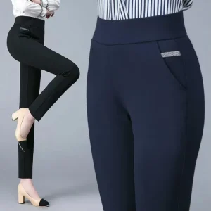 Spring and Summer New Women’s Pants Women’s Casual Pants Loose and Thin High Waist Pencil Trousers