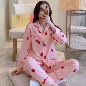 Stock Mujer Print Pjs Two Piece Sleepwear Set Designer Pyjamas Women Silk Pajamas Short Pajama
