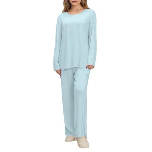 Stretchy Comfort Women’s Pajamas Bamboo Viscose Sleepwear Lounge Wear Sets PJ Custom Ladies Loungewear