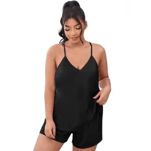 Summer Collection Plus Size Women’s Silk Satin Pajama Set Korean Style Nightgown Robe for Valentines Fashion