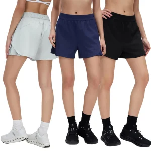 Summer Gym Lightweight High Waist Tennis Sports Short Women Quick-Dry Running Loose Pleated Breathable Fitness Yoga Shorts