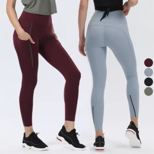 Summer Hot Sell Women’s Custom logo Quality Gym Yoga Pants Fitness Workout No Front Seam High Waist Leggings