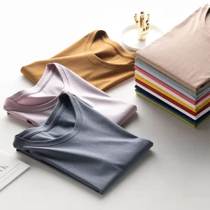 Summer Mulberry Silk Cotton Plus Size Women’s T-Shirt