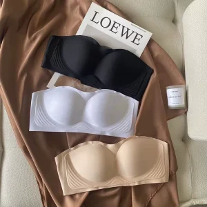 Summer One-piece No Trace Women’s Underwear Comfortable Push up Jelly Soft Support Non-slip Bra