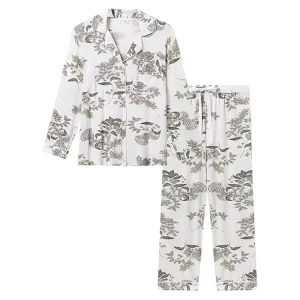 Summer Spring 2 Piece Lounge Pajamas Set for Women Fashion Casual Style Breathable Quick Dry Delicate