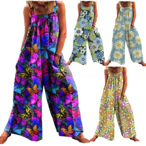 Summer Stripe Women Rompers Beach Rompers Print Women’s Jumpsuit Report Women Romper Jumpsuits