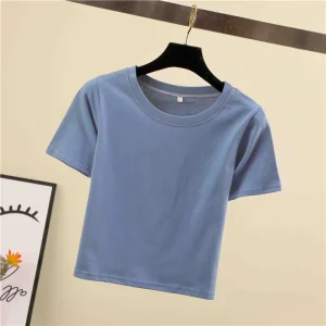 Summer Women Clothes Short Sleeve Bleached Tie Dye Plus Size Women’s T Shirts