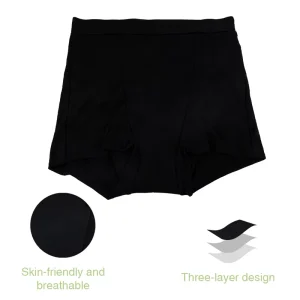 Super Absorb Boyshort Underwear Women Safety Menstrual Panties Period Leak Proof Women’s Pants Incontinence Plus Size