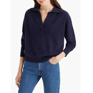 Superfine Extrafine Merino Wool Knitted Open Neck Sweater for Women Plus Size Women’s Sweaters