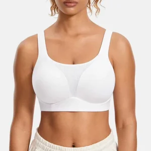 Superior Quality High Support Plus Size Women’s Yoga Sports Bra Breathable Eco Friendly Customizable Front Logo Fitness Wear