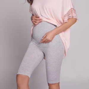 Sustainable Knee Length Pregnancy Clothes Pregnant Women Modal Maternity Leggings