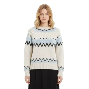Sweater Custom Designer Jacquard Knitted Women Sweater Knitwear Women’s Pullover Comfortable Stylish
