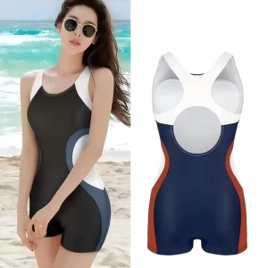 Swimsuit European American Cross border New Style Plus size Competitive grade Womens Figure flattering Modest Anti exposure