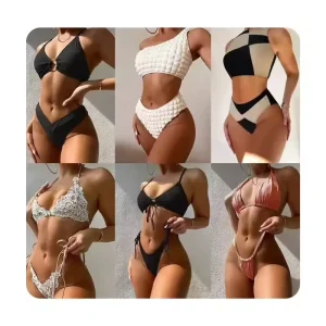 Swimsuits Women Bikini Clothes Discount Bales Apparel Stock Sales Assorted Bulk Bikini Swimwear Set