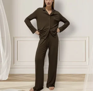 TENCEL Modal Women’s Pajamas Loungewear Set Smoother Hand Feel Long Sleeve Sleepwear for Women