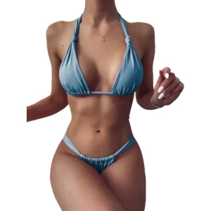 Thong Bikini Women’s Swimwear Two Piece Bikini Set Micro Swimwear Bathing Suits
