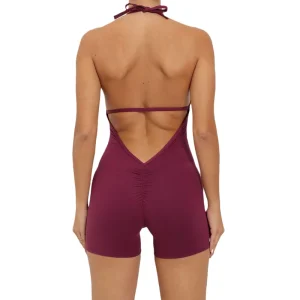 Tight Fitting Peach Butt Romper Beautiful Back Yoga Jumpsuit Women’s High Elastic One Piece Bodysuit Women Fitness Clothes