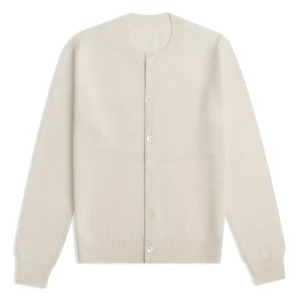 Townkana 100% Wool Classic Cardigan Women’s Casual Round Neck Knitted Button Wool Sweater