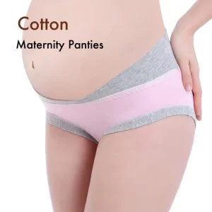 Traceless Low Waist Maternity Panties Cotton Pregnant Women