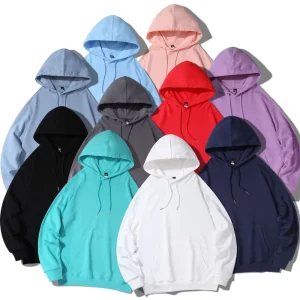 USA Size Custom Logo 100% Polyester Women’s Men’s Blank Sublimation Plain Pullover Hoodies Sweatshirt for Heat Press Printing