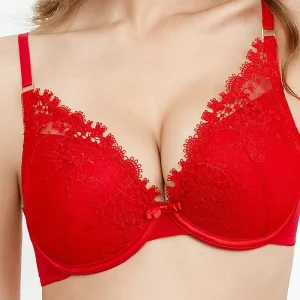 Ultra Soft Comfort Ladies Push Up Embroidered Bra High Quality OEM ODM Women’s Underwear Made in China