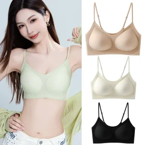 Ultra Thin Women’s Bras Breathable Lightweight with Antibacterial Soft Support Cool Feeling Soft Skin Friendly