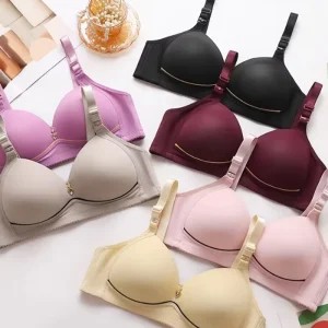 Underwear Factory Direct Sales Large Size Simple Breathable Comfortable Daily Women’s Bra Thin Cup Smooth Bra