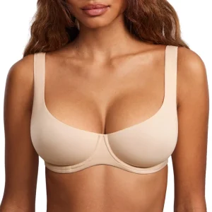 Underwire Push Up Bra Solid Ultra thin Half Cup Anti Sagging Bra Plus Size Comfortable Bra For Women