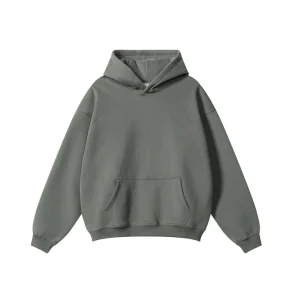 Unisex Hip Hop Oversized Custom Puff Hoodie Luxury Heavyweight Plain Hoodies Sweatshirt
