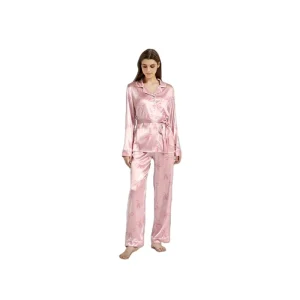 Warm Women’s Pajamas Modal Women’s Lace Silk Pajamas Set Pajamas for Women Set Custom Logo