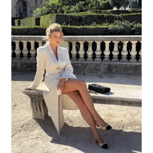 Winter Jackets Western Clothing Women Trench Coat Women French High end Long Coat Women’s Suit Jacket High Quality