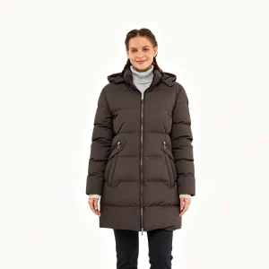 Winter Plus Size Coats Custom Ladies Long Coats Warm Hooded Cotton Padded Clothes Winter Long Coat for Women