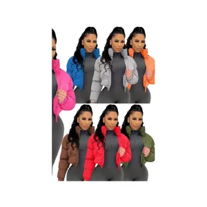 Winter Woman Girls Fashion Coats Jacket Windbreaker Thick Puffer Jacket Fall Outdoor Leather Women Puff Jacket for Women