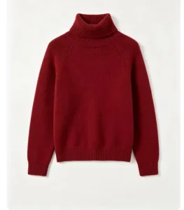 Winter Women’s Cashmere Merino Wool Turtleneck Sweater Thickening Knitted Casual