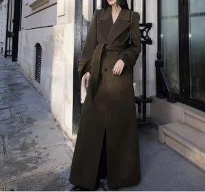 Winter Women’s Fashion Jacket Woolen Double Breasted Women Jacket