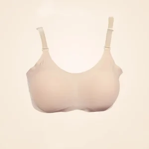 Wire Free Everyday Silicone Gel Breast Forms Supporting Bra for Women