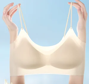 Wireless Bonding Ultra Thin Seamless Bra Full Cup Soft Support Adjustable Straps Breathable Smooth Surface Padded