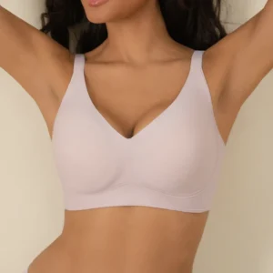 Wireless Underwear Women’s Small Chest Gathering V neck Bra Anti sagging Comfortable Jelly Soft Support Extra Large Sporty Bra