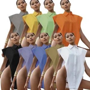 Women Blouse Shirt Casual Sexy Ladies Tops Summer Tops