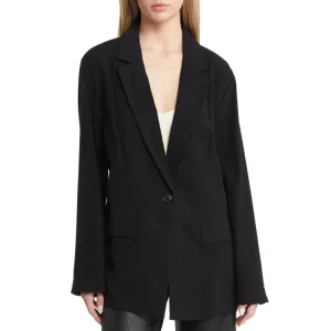 Women Casual Blazer Long Sleeve Classic Open Front Lightweight Blazer Work Office Jackets Blazers Ladies Women
