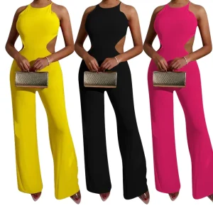 Women Clothing New Arrivals One Piece Jumpsuit Backless Bandage Summer Utility Jumpsuit Playsuits & Bodysuits