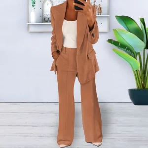 Women Fashion Blazer 2 Piece Set Suit Women’s Suits New Style Blazer for Ladies Business Office Clothing
