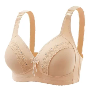 Women Fashion Bras Wire Free Shinny Size Underwear Lady Soft Cotton Push up Bras