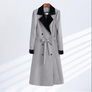 Women Jackets and Coats Luxury Coat Long Sleeves Ladies Trench Coats