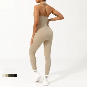 Women Jumpsuits Women Clothing Sexy Solid Color Fitness Jumpsuit for Ladies