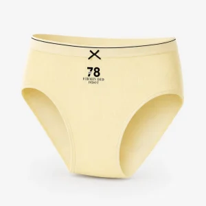 Women Letter Print Panties Mid Rise Soft Breathable High Stretch 10A Antibacterial Gusset Factory Direct OEM