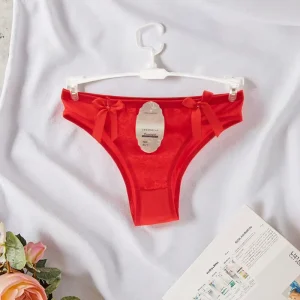 Women Lingerie Lace Underwear Female Sexy T back Thong Sheer Panties Transparent Women’s Panties