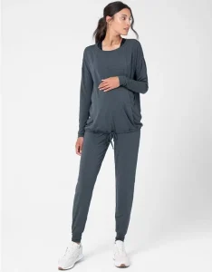 Women Maternity Clothes Nursing Shirt Tops Skinny Pants Pajamas Sets Loungewear Set